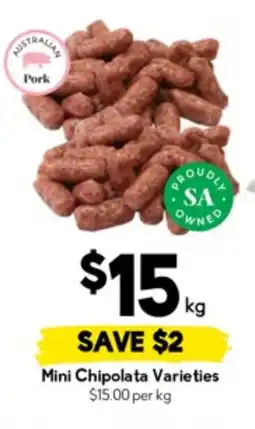 Drakes Mini chipolata varieties offer