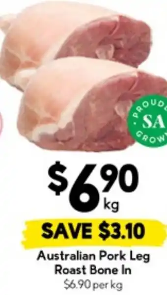 Australian Pork Leg Roast Bone In