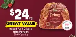 Drakes Baked and glazed ham portion offer