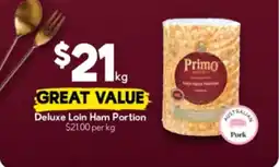 Drakes Deluxe loin ham portion offer