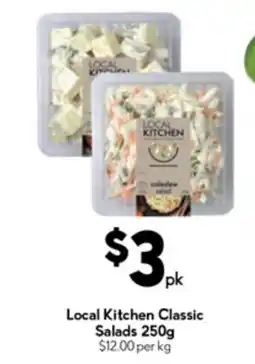 Drakes Local kitchen classic salads offer