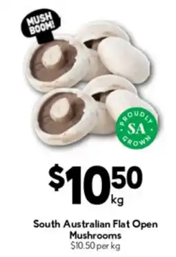 Drakes South australian flat open mushrooms offer