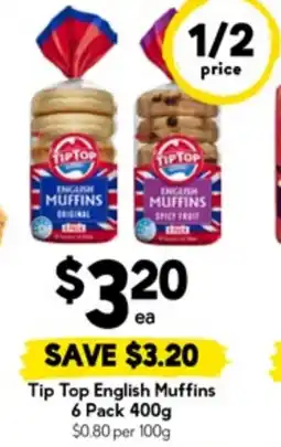 Drakes Tip Top English Muffins offer