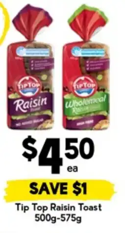 Drakes Tip Top Raisin Toast offer
