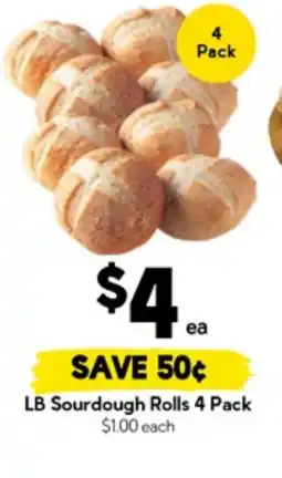 Drakes Lb sourdough rolls offer