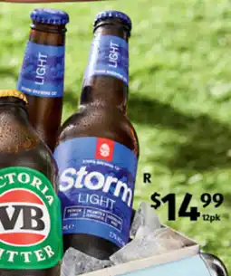 ALDI Storm Brewing Light Beer offer
