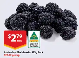 ALDI Australian Blackberries offer