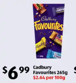 ALDI Cadbury Favourites offer