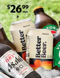 ALDI Better Beer Zero Carb Lager offer