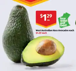ALDI West Australian Hass Avocados offer