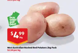 ALDI West Australian Washed Red Potatoes offer