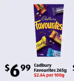 ALDI Cadbury Favourites offer