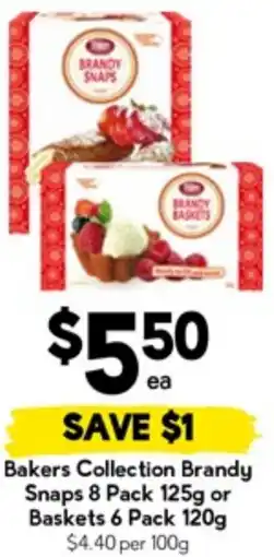 Drakes Bakers Collection Brandy Snaps offer