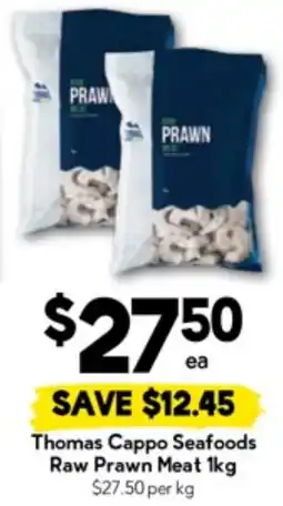 Drakes Thomas Cappo Seafoods Raw Prawn Meat offer