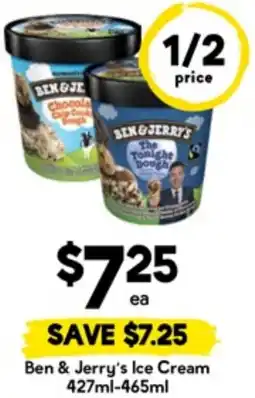 Drakes Ben & Jerry's Ice Cream offer