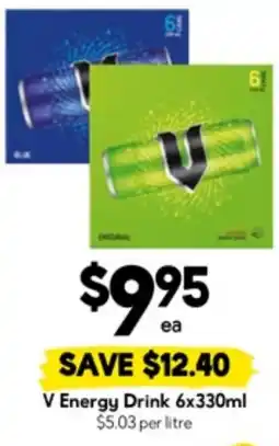 Drakes V Energy Drink offer