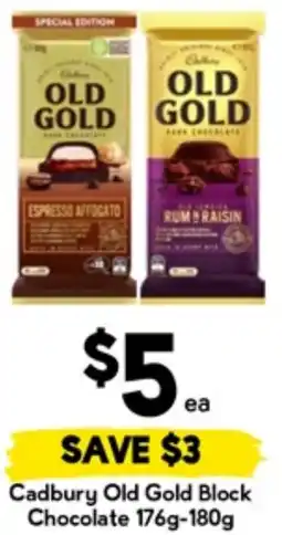 Drakes Cadbury Old Gold Block Chocolate offer