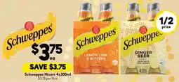 Drakes Schweppes Mixers offer