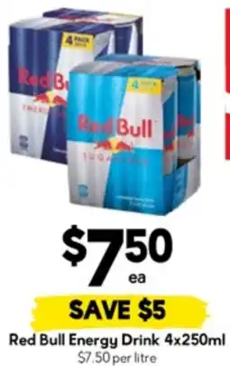 Drakes Red Bull Energy Drink offer