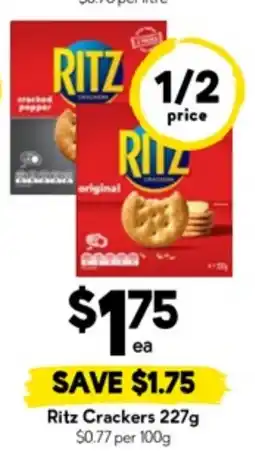 Drakes Ritz Crackers offer