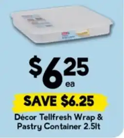 Drakes Décor Tellfresh Wrap & Pastry Container offer