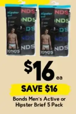 Drakes Bonds Men's Active or Hipster Brief offer