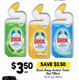Drakes Duck Deep Action Toilet Gel offer