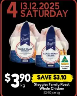 Drakes Steggles Family Roast Whole Chiken offer