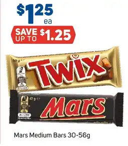 Foodland Mars Medium Bars offer