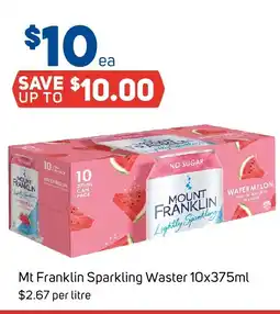 Foodland Mt Franklin Sparkling Waster offer
