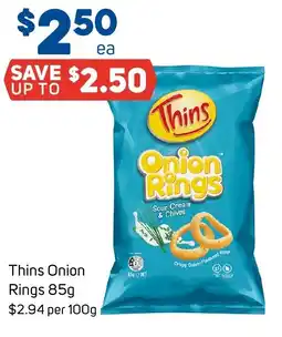 Foodland Thins Onion Rings offer