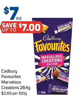 Foodland Cadbury favourites marvellous creations offer