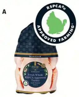 ALDI Fresh Whole RSPCA Approved Turkey offer