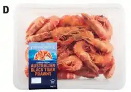 ALDI Fresh Cooked Australian Black Tiger Prawns offer