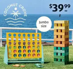 ALDI Coconut Grove Wooden Lawn Games offer