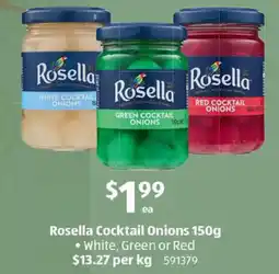 ALDI Rosella Cocktail Onions offer