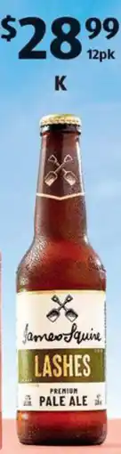 ALDI James Squire 150 Lashes Pale Ale offer