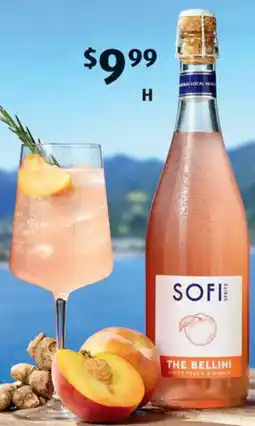 ALDI Sofi The Bellini Peach & Ginger offer