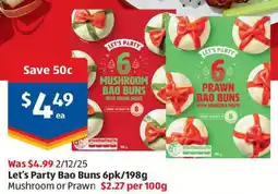 ALDI Let's Party Bao Buns offer