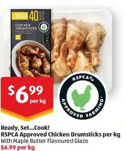 ALDI Ready, Set...Cook! RSPCA Approved Chicken Drumsticks offer
