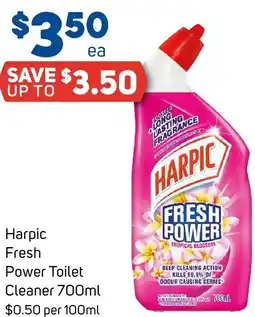 Foodland Harpic Fresh Power Toilet Cleaner offer