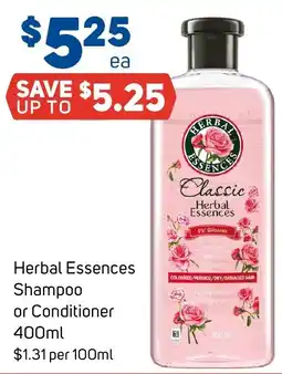 Foodland Herbal Essences Shampoo or Conditioner offer