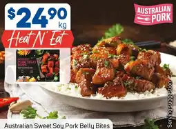 Foodland Australian Sweet Soy Pork Belly Bites offer