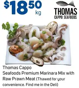 Foodland Thomas Cappo Seafoods Premium Marinara Mix with Raw Prawn Meat offer