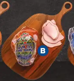 Foodland Bertocchi Authentic Leg Ham, Honey Cured and Triple Smoked Portions offer