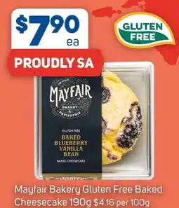 Foodland Mayfair Bakery Gluten Free Baked Cheesecake offer