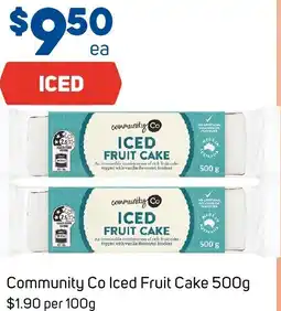 Foodland Community Co Iced Fruit Cake offer