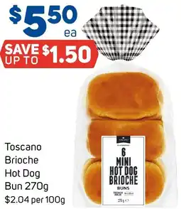 Foodland Toscano Brioche Hot Dog Bun offer