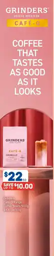 Foodland Grinders Café-Q Range Coffee Beans offer