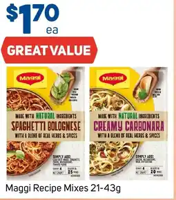 Foodland Maggi Recipe Mixes offer